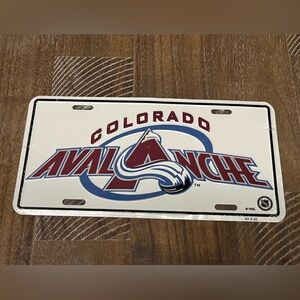New Sealed Colorado Avalanche License Plate Hockey NHL